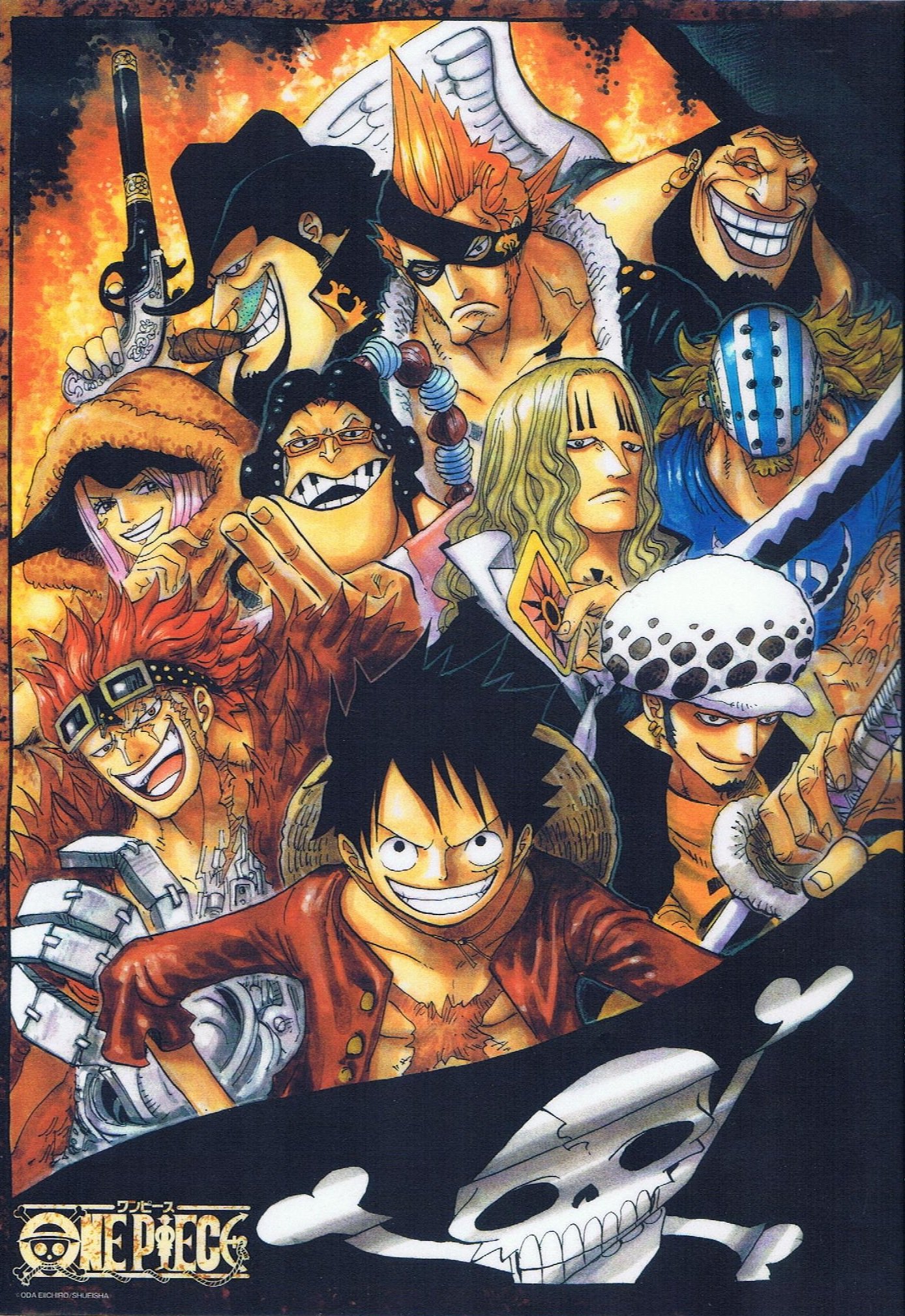 onepiece　ワンピース　ポスター　３枚 ONE PIECE】A4ポスターコレクション 3枚セット（全8種ランダム